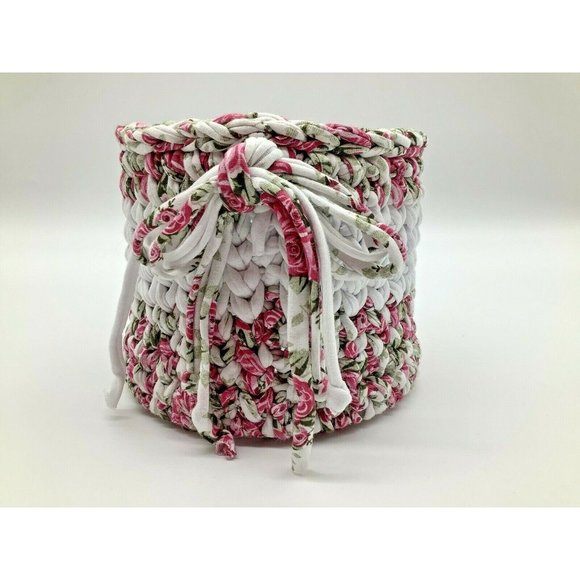 Crochet with Cotton Hand Crafted Baskets, Set of 3 - Picture 10 of 12